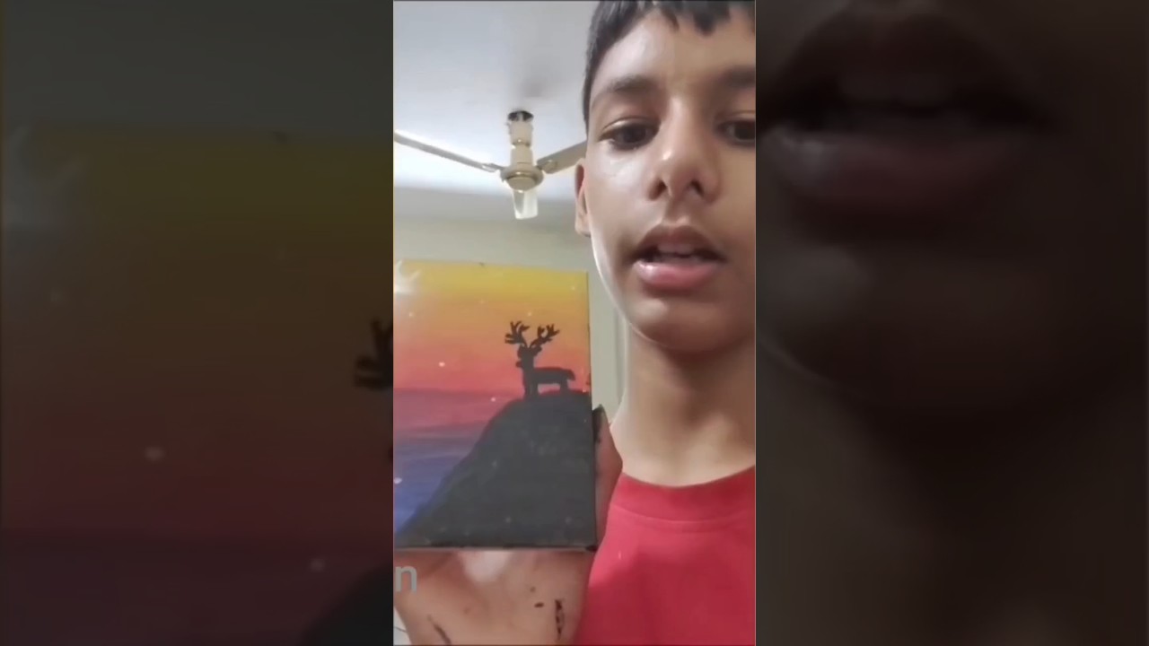 Nature painting on wood | wooden drawing made by art with adhyayan|step by step 