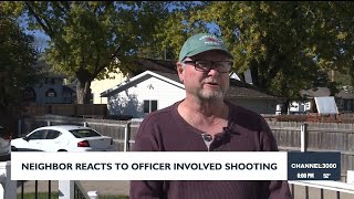 Neighbors react to officer involved shooting