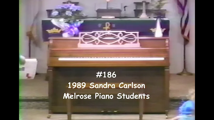 1989 Sandra Carlson Melrose Piano Students #186