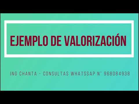 Video: Cómo Calcular La Valorización