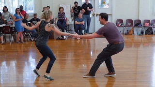 Fast Dancing Lindy Hop Lesson With Jon Tigert And Jenna Applegarth