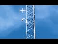 Camera high on a tower