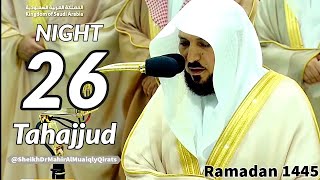 26 Ramadan 2024 | Sheikh Maher Al Muaiqly | Beautiful Tahajjud Recitation | Surah Dukhan-Ahqaf |4-4