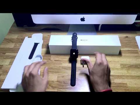 Unboxing - 2017 Apple Watch Series 3 - GPS - 42mm Space Gray Aluminium, Black Sport Band