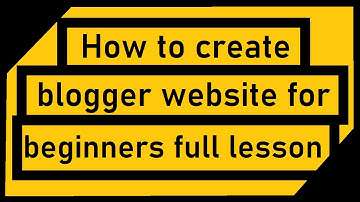 How to create blogger website for beginners full lesson in sinhala