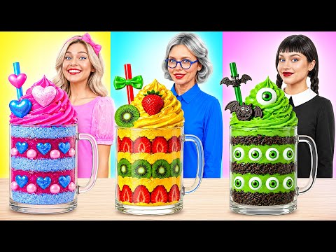 Barbie vs Wednesday Cooking Challenge | Funny Food Recipes by Multi DO Challenge