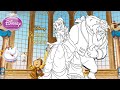 Colouring Princess Belle Beauty and The Beast Coloring Pages Mewsrnai Gambar Princess Belle