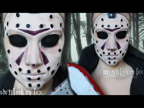 Jason Voorhees Makeup Tutorial (MadeULook by Lex) - YouTube