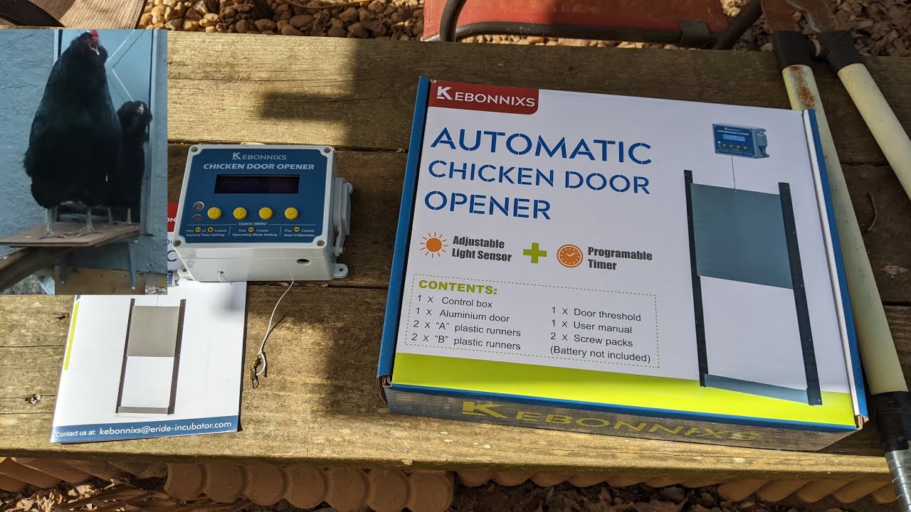 KEBONNIXS Chicken Coop Door Opener: Install and First Impressions