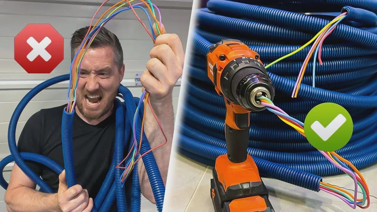 The Easy Way to Run Wires Through a Conduit Without the Hassle! - YouTube
