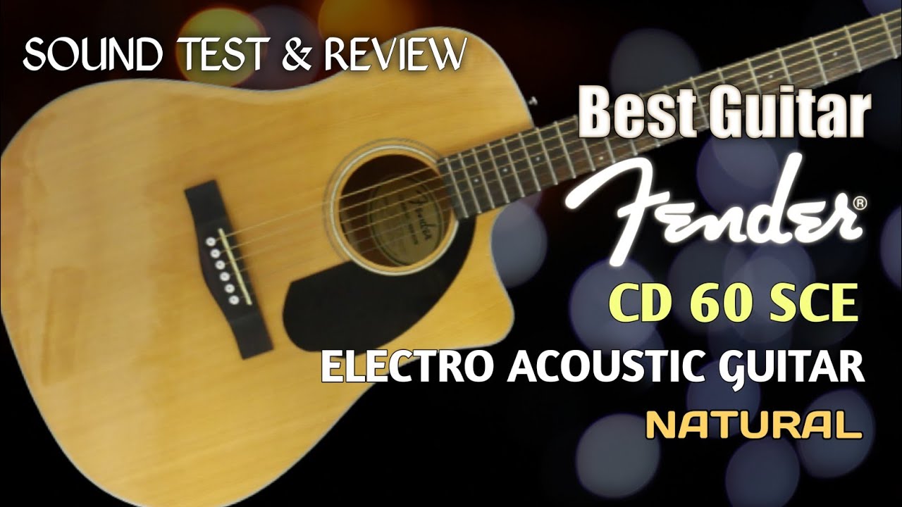 Fender CD-60SCE Acoustic Demo & Review