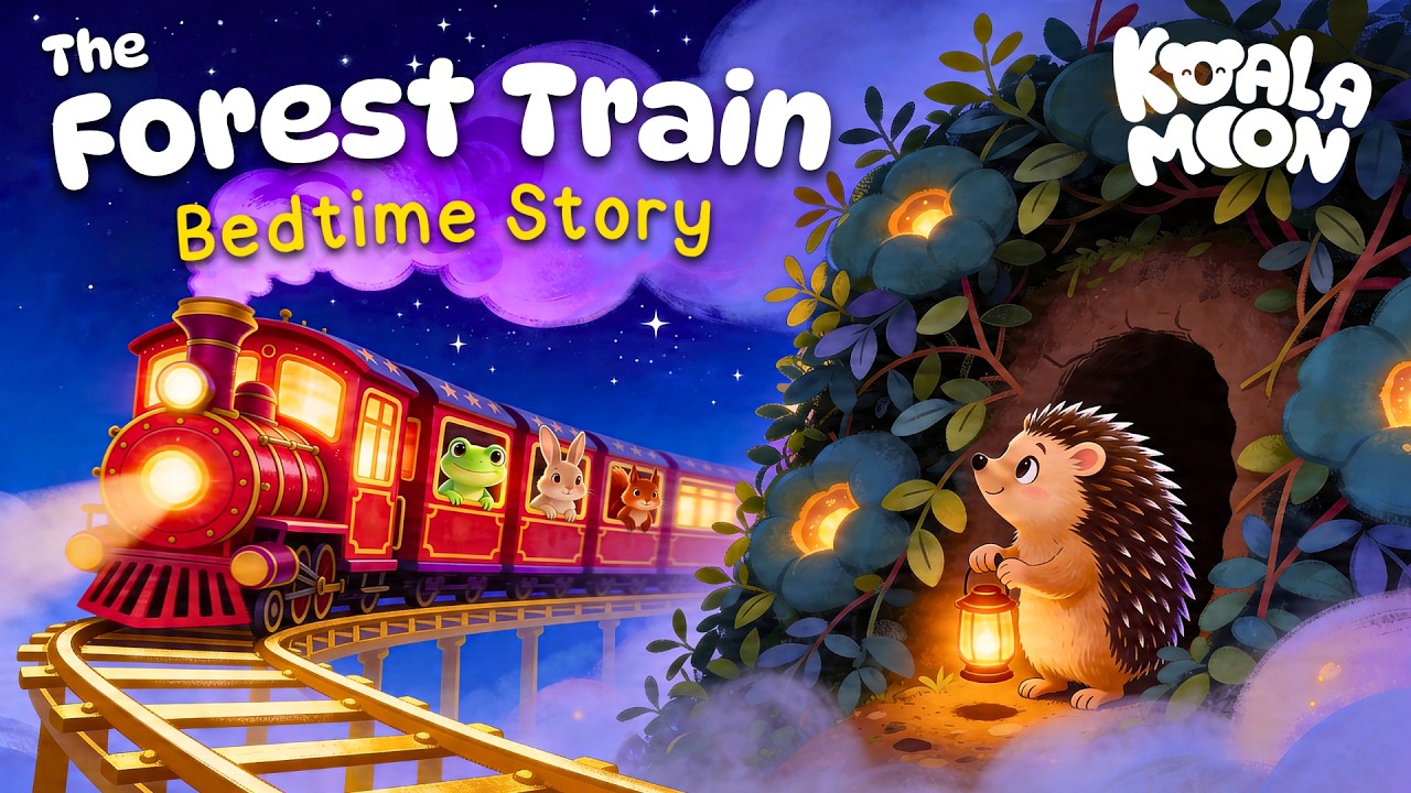 All Aboard The Forest Train 🚂 🌙 Cozy Bedtime Story for Kids 💤