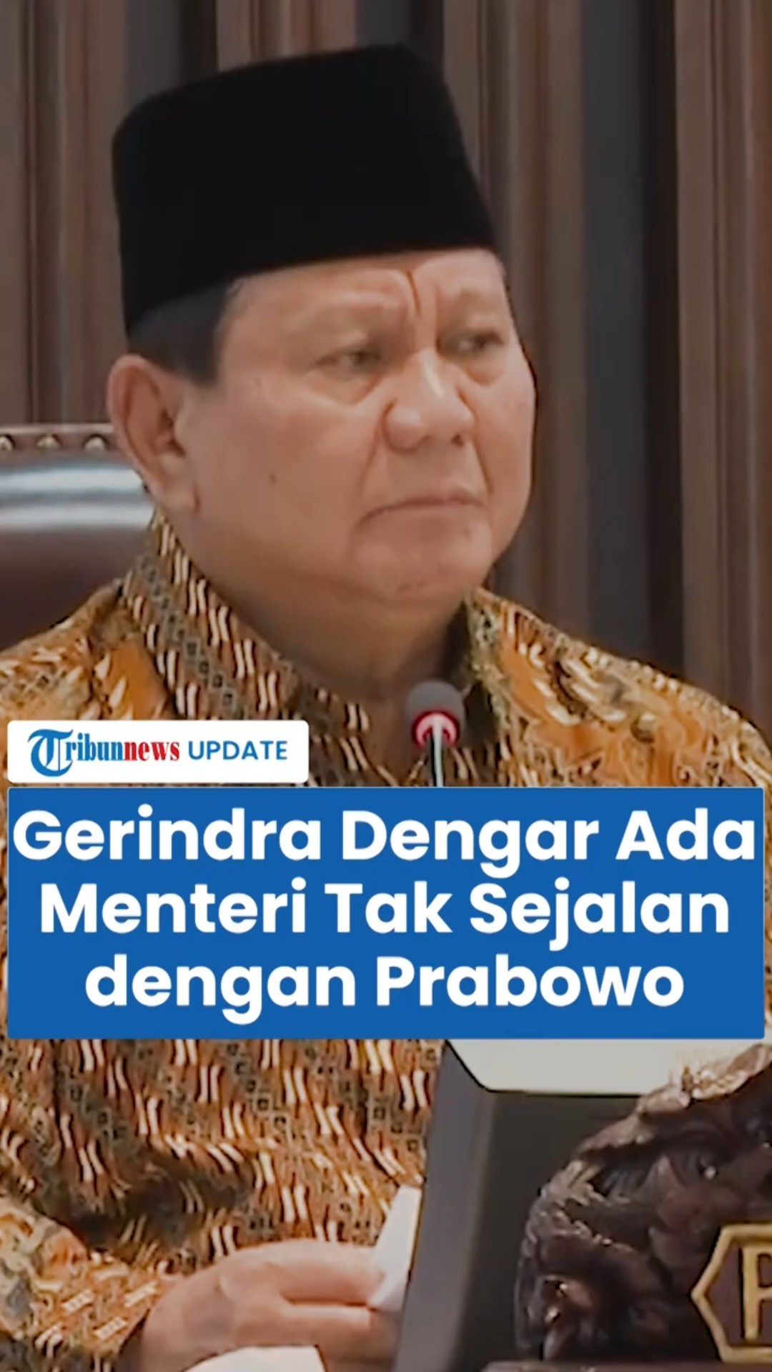 Prabowo Isyaratkan Reshuffle Kabinet, Gerindra Akui Dengar Isu Menteri Tak Sejalan dengan Presiden