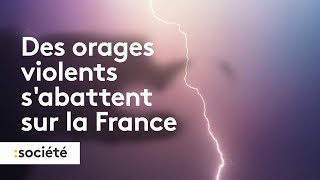 Intempe?ries : d’importants orages en I?le de France