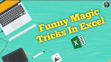 Funny Magic Tricks In Excel ||   Excel Magic || Computer Basics || Hide Data Or Text In Excel ||