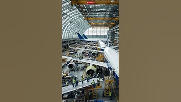 Massive aircraft production: see #shorts #assemblyline #aeroplanefactory #mustwatch #aviationlife