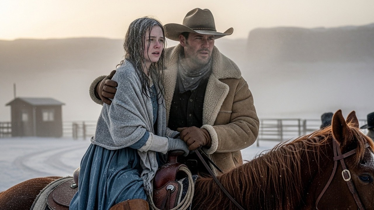 Her Uncle Left Her In A Snowstorm With No Coat, The Cowboy Found Her And Gave Her His