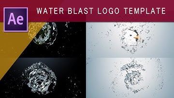 Water Blast Logo-After effects Template-Download Now