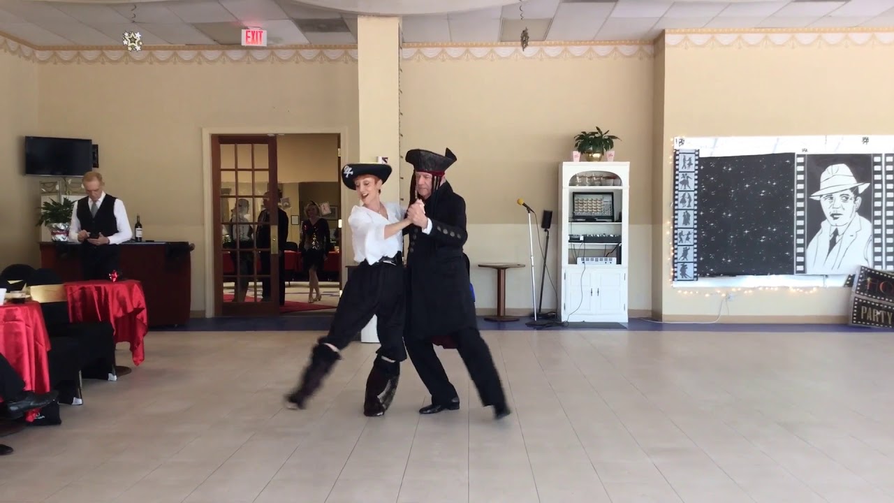 Jack Wasser & Melanie American Tango -  Raleigh Standard Ballroom Dancing