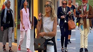 Street style from Italy🇮🇹The Beauty of Italian Fashion of all Ages/October Outfits inspiration