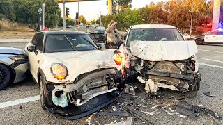 5-CAR CRASH CAUGHT ON DASH CAM