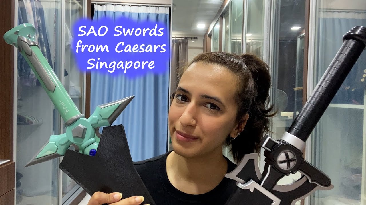 Real Sword Art Online Swords Caesars Singapore Review YouTube