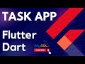 Task App 📲 || Flutter | Dart | MySQL || Local Database ||