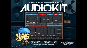 AudioKit Synth One J6 - 100% FREE - The Sound Test Room Preset Bank Demo - iPad