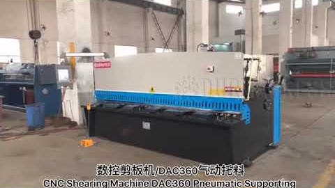 CNC Shearing Machine 8mm/Hydraulic CNC Cutting Machine with Delem DAC360 CNC controller -Durmapress