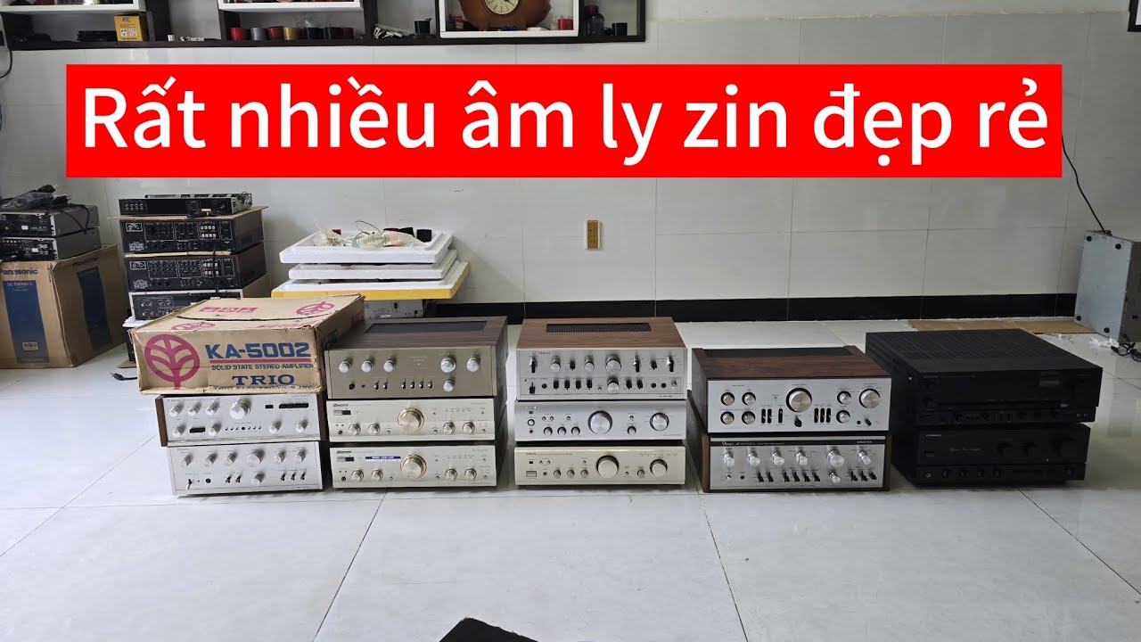 ĐÃ H.Ngày 8/10 Luxman L85V Rất nhiều âm ly zin đẹp rẻ.