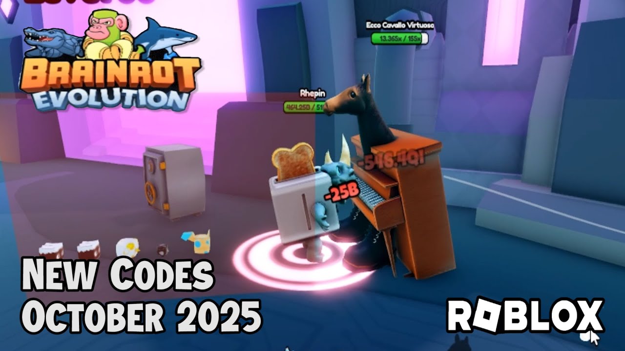 Roblox Brainrot Evolution New Codes October 2025 - YouTube