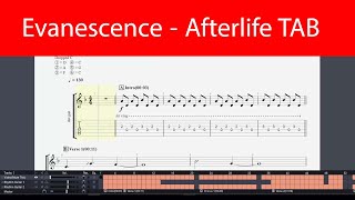 Evanescence - Afterlife Guitar TAB(From Devil May Cry Soundtrack)