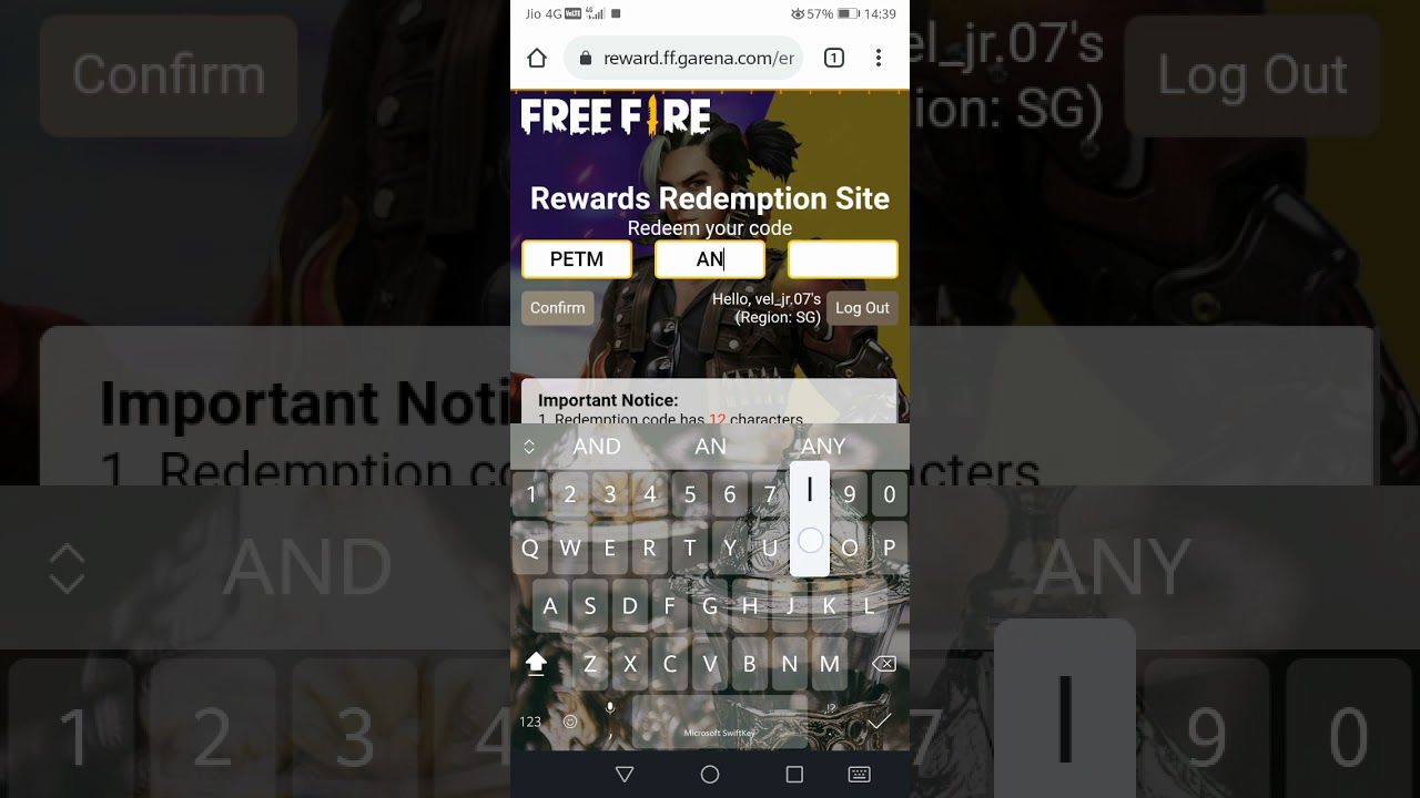 today Singapore server redeem code | rockie pet crate | free fire | ❤️♥️❤️ | 👍👍👍