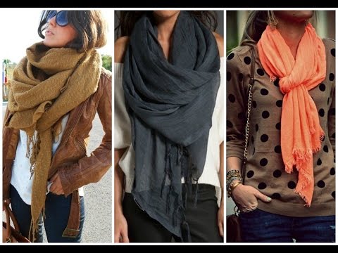 Video: 3 formas de llevar una bufanda (mujeres)