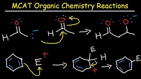MCAT Organic Chemistry Review Reactions Summary Study Guide Part 2