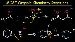 ⁣MCAT Organic Chemistry Review Reactions Summary Study Guide Part 2