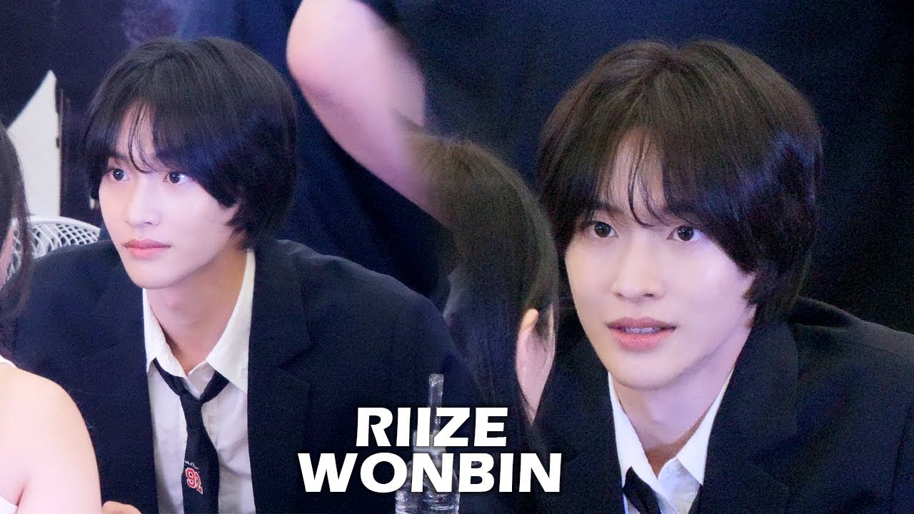 라이즈 원빈 직캠 4K '팬들과 대화하며 싸인중' (RIIZE WONBIN) @ 영등포｜230910