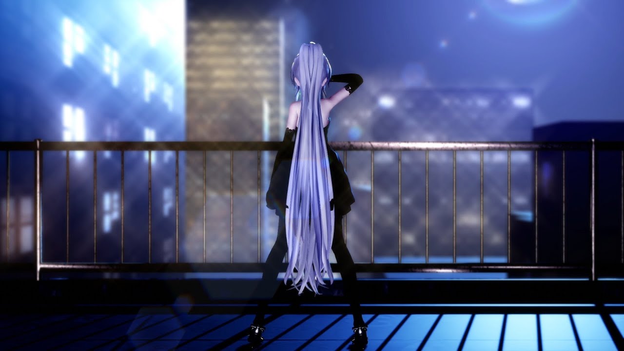 【MMD】夜に駆ける-YOASOBI-【弱音ハク】