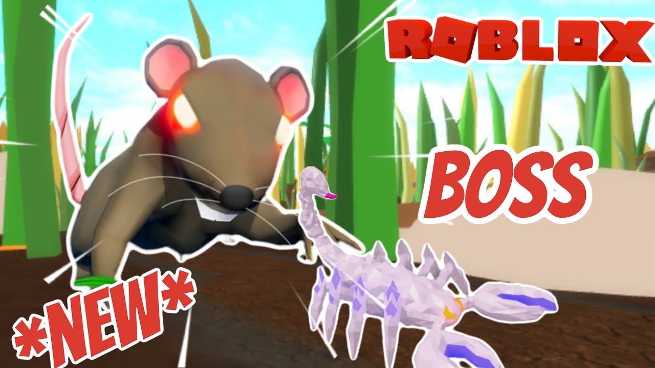 ROBLOX BUG SIMULATOR... (Becoming the Biggest Bug to Fight GIANT RAT BOSS) (*NEW UPDATE *)