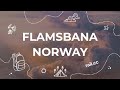 Flåmsbana from Myrdal to Flåm - Scenic railway route in Norway