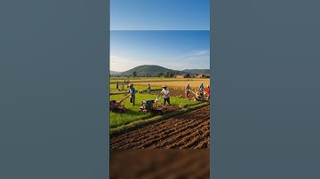 Modern Farming Techniques in Village | Farmers Using Power Tillers | Rural Agriculture Life