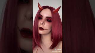 TikTok Halloween Makeup Transformation ✨👻