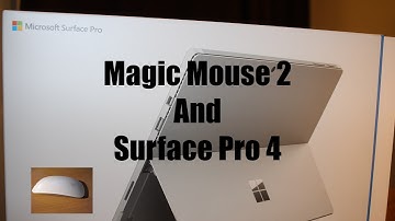 Magic Mouse 2 And Surface Pro 4 Excellent Combination | Bootcamp 6