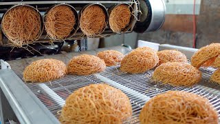 Mass production of egg noodles and chicken instant vermicelli ... 