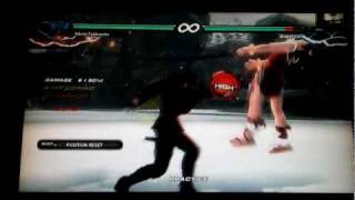Tekken 6 BR: Nina's CH4 Maximum Combo Damage.