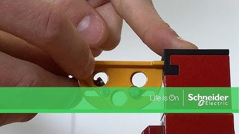 Comment monter un dispositif de verrouillage à cadenas sur interrupteurs de sécurité XCSA/B/E