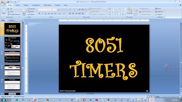 8051 timer counter part3