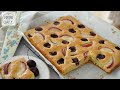 Nectarine &amp; cherry cake with elderflower drizzle | 櫻桃玫瑰果蛋糕佐接骨木花糖漿 ｜ ENG SUB | 中文字幕