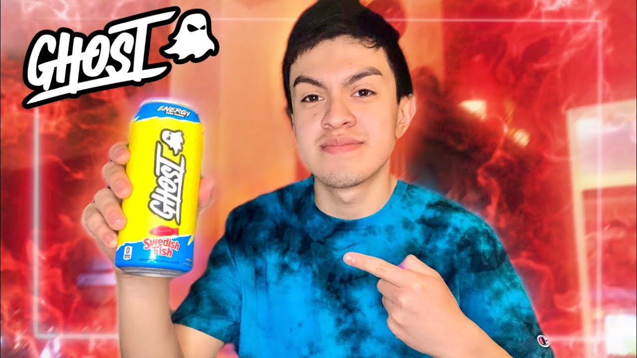 Swedish Fish Ghost Energy Can Review! YouTube