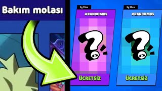 Güncelleme Bakim Molasi Herkese Ücretsi̇z Tazmi̇nat Ödülü Brawl Stars